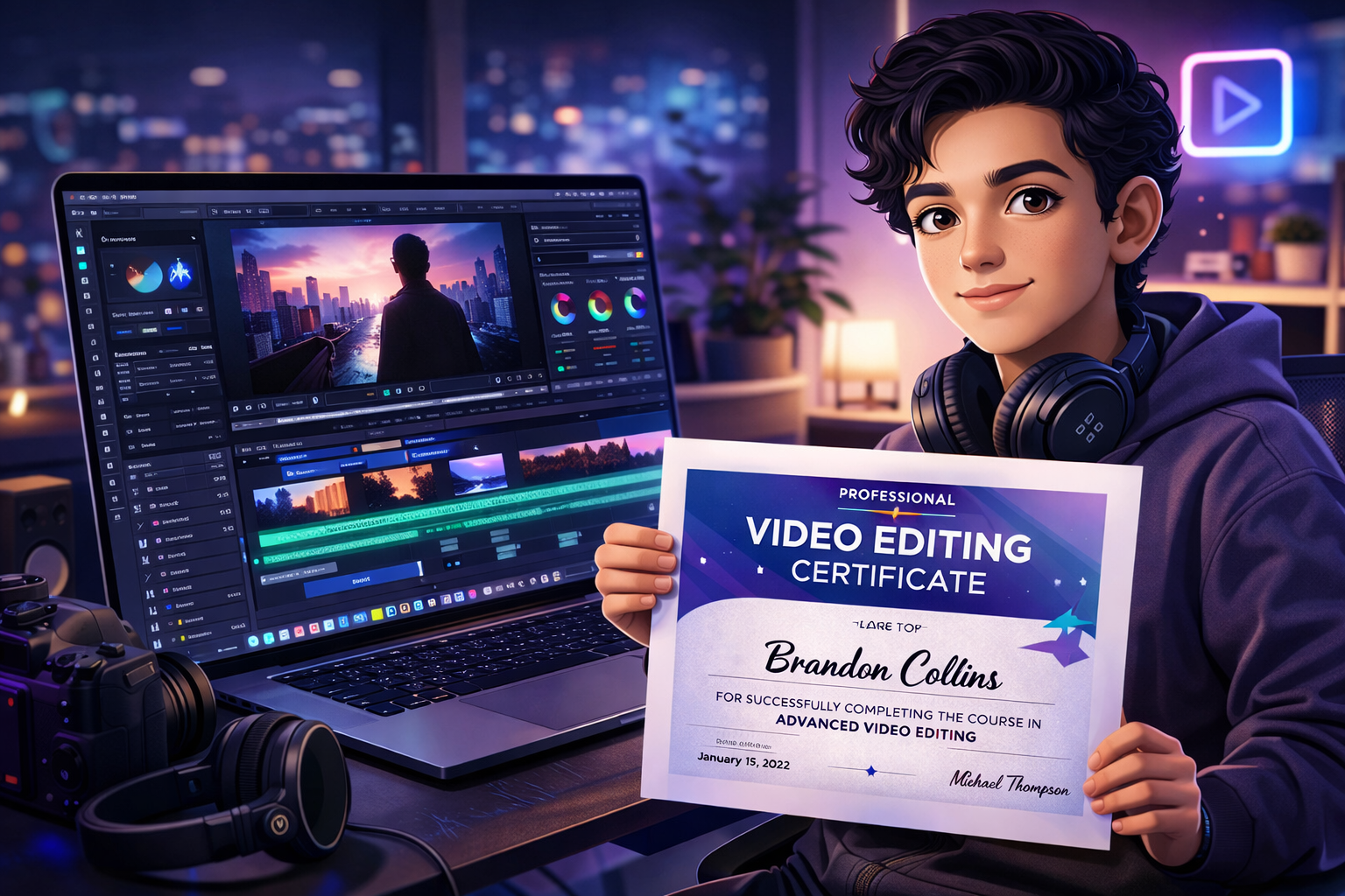 Certification in Video Editing course